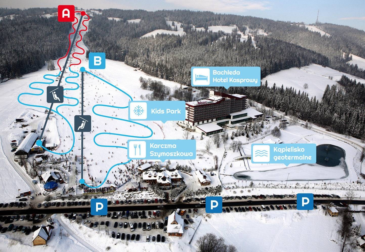 Szymoszkowa trail map
