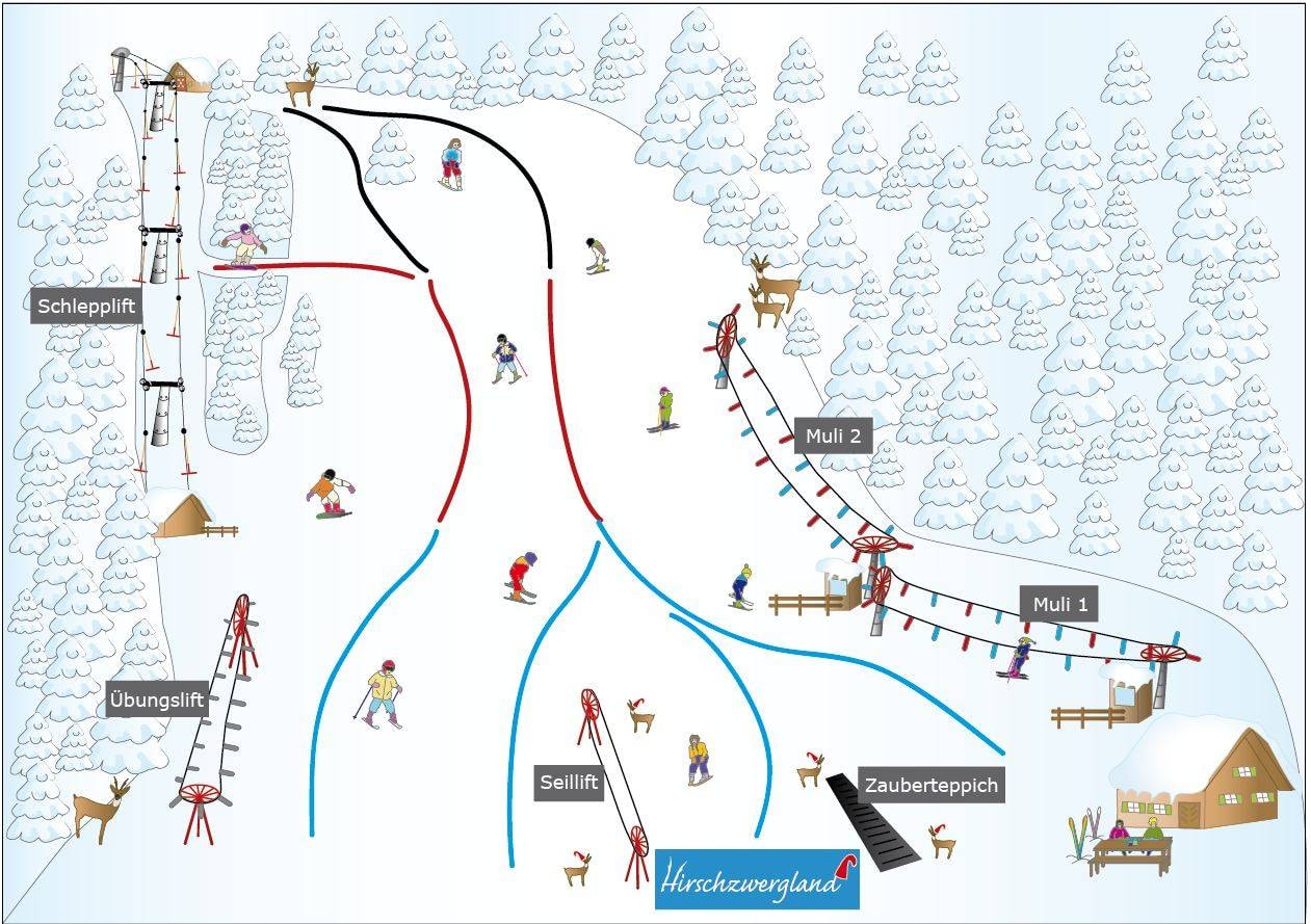 Hirschberglifte – Kreuth trail map