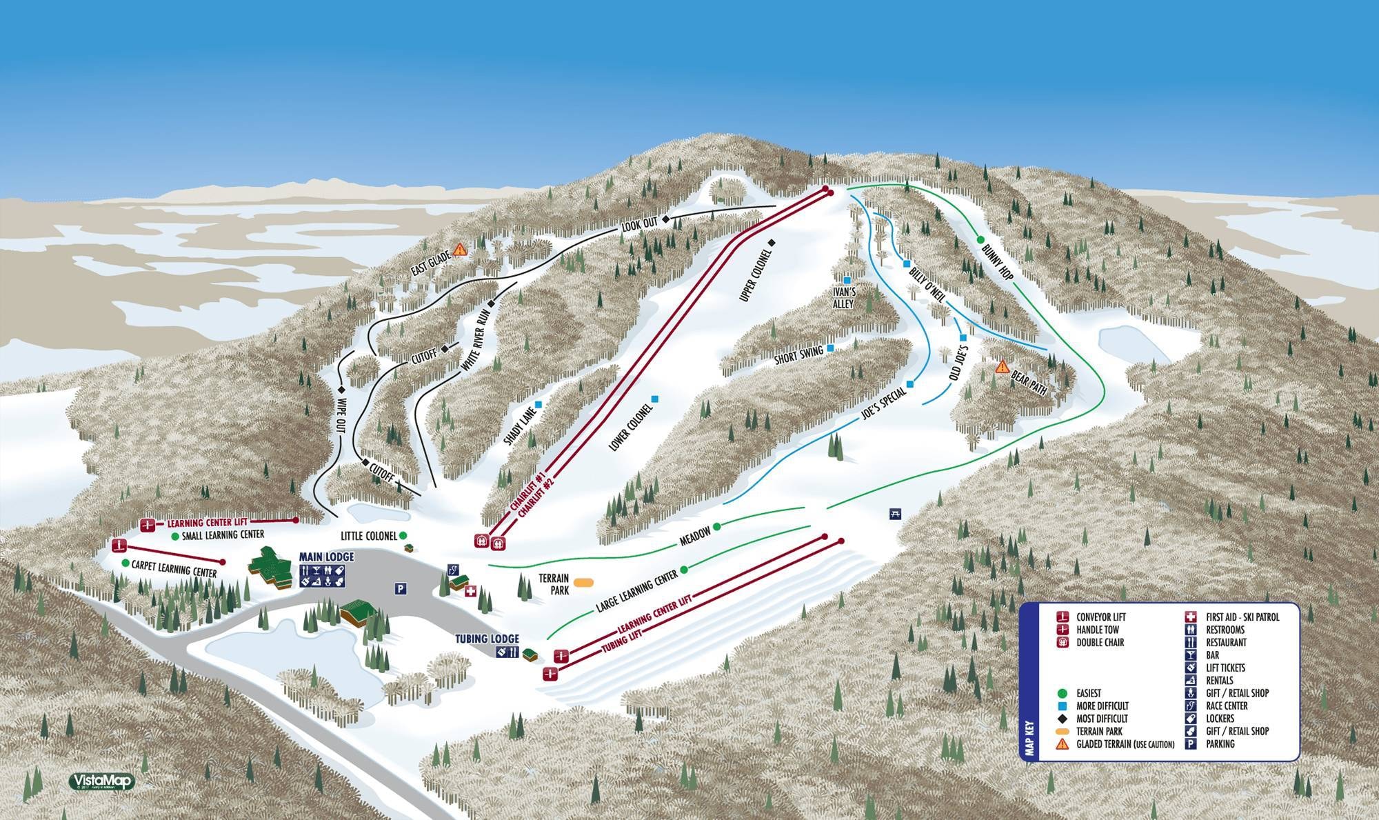 Willard Mountain – Greenwich trail map