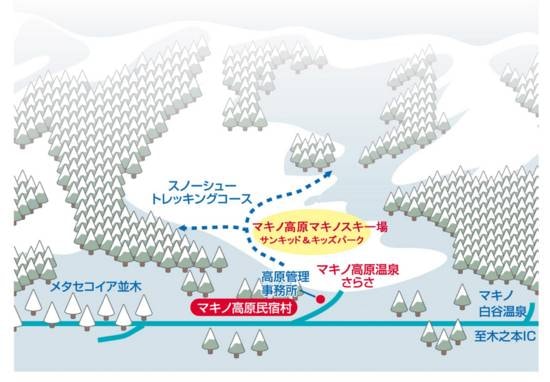 Makino Kogen trail map