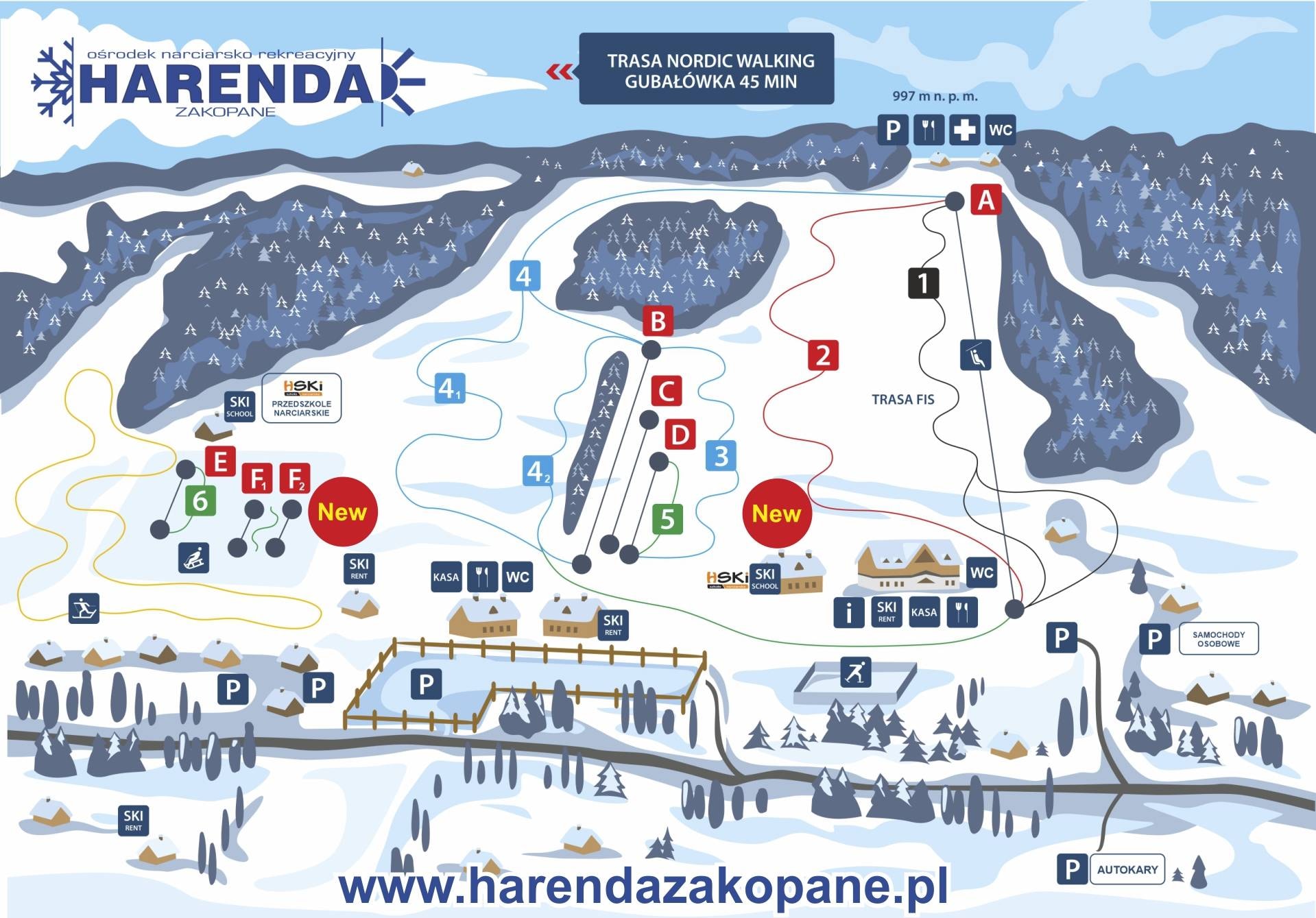 Harenda trail map