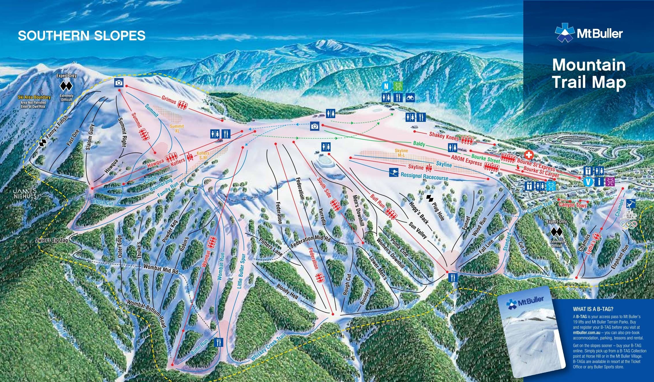 Mt. Buller trail map