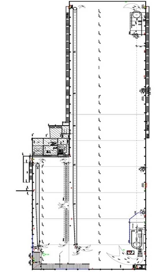 Indoor ski area Snozone Madrid trail map