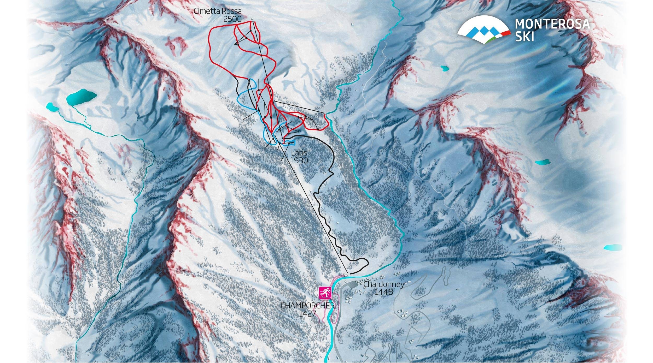 Champorcher trail map