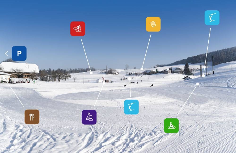 Linden – Schindelberg trail map