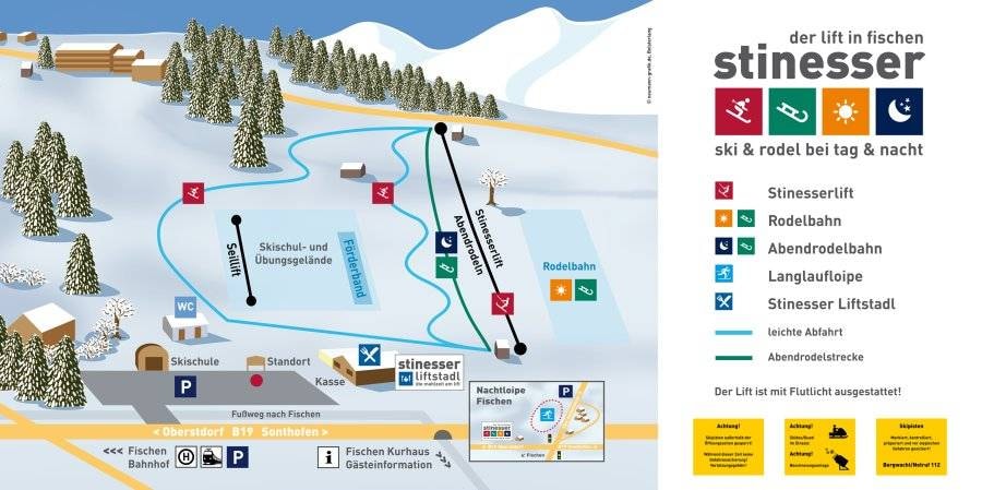 Stinesser Lifte – Fischen i. Allgäu trail map