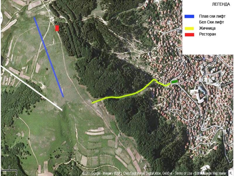Krusevo trail map