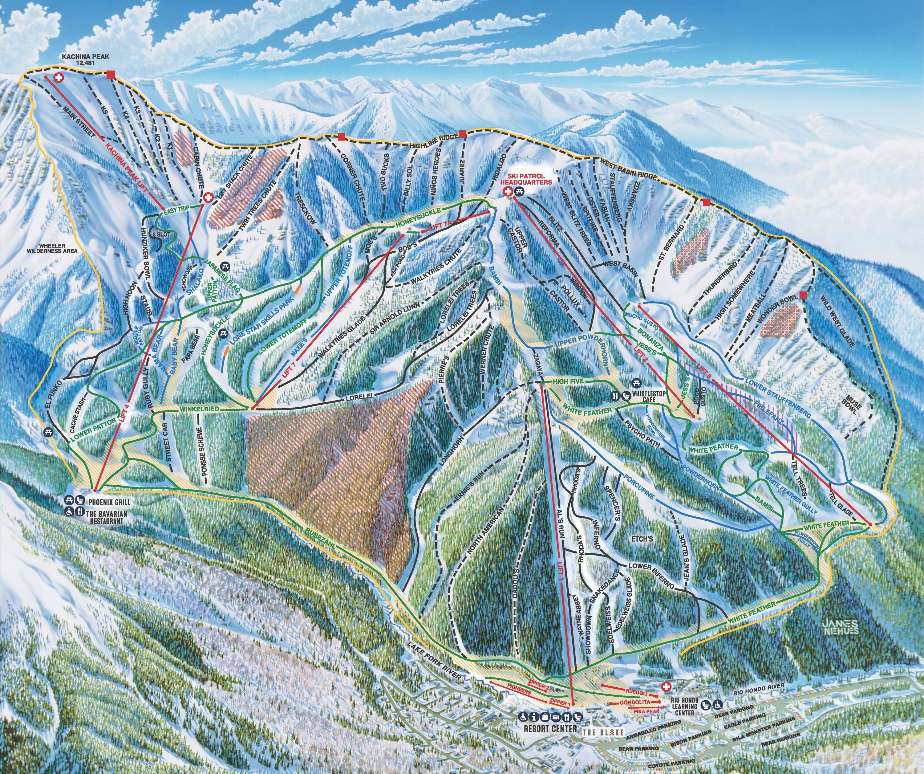 Taos trail map