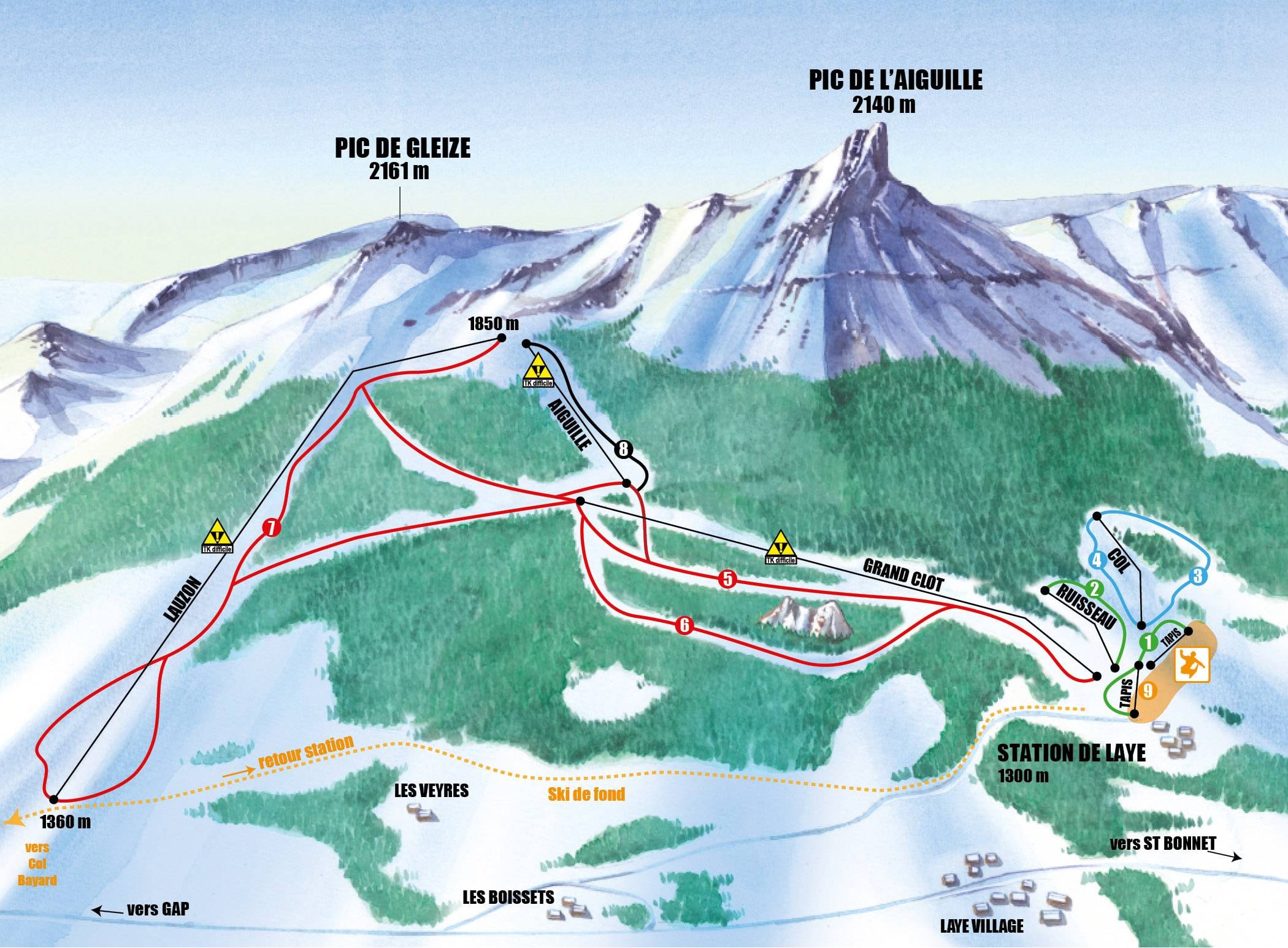 Laye trail map