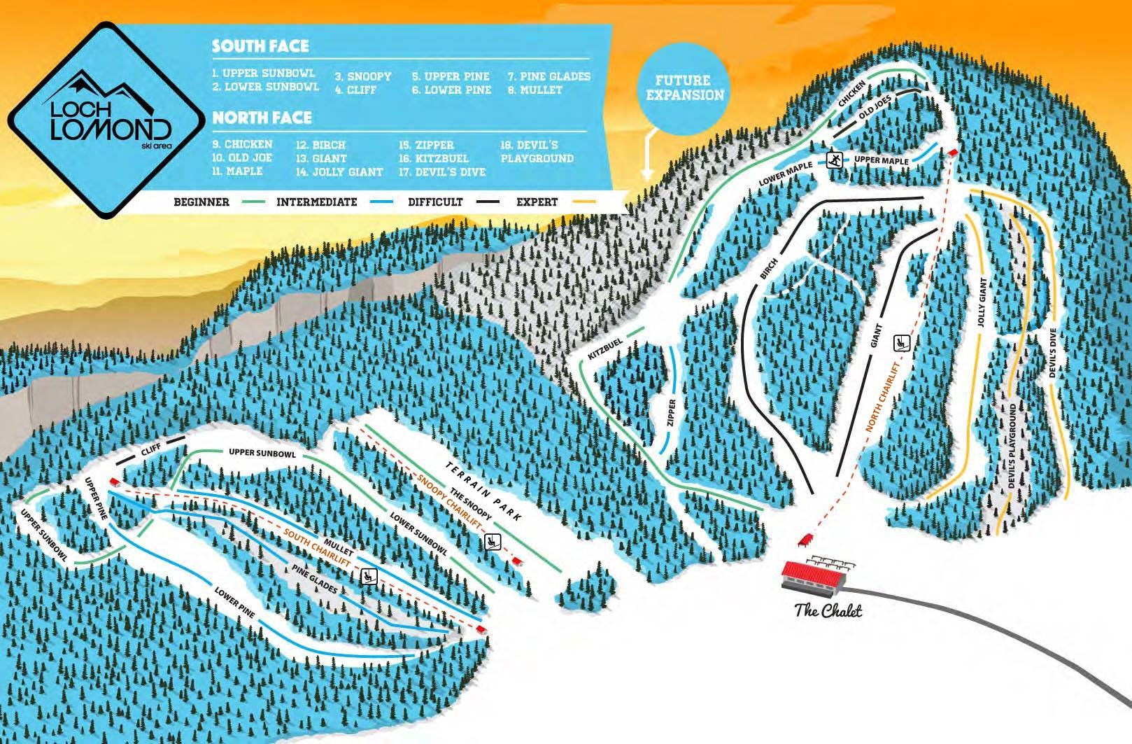 Loch Lomond trail map