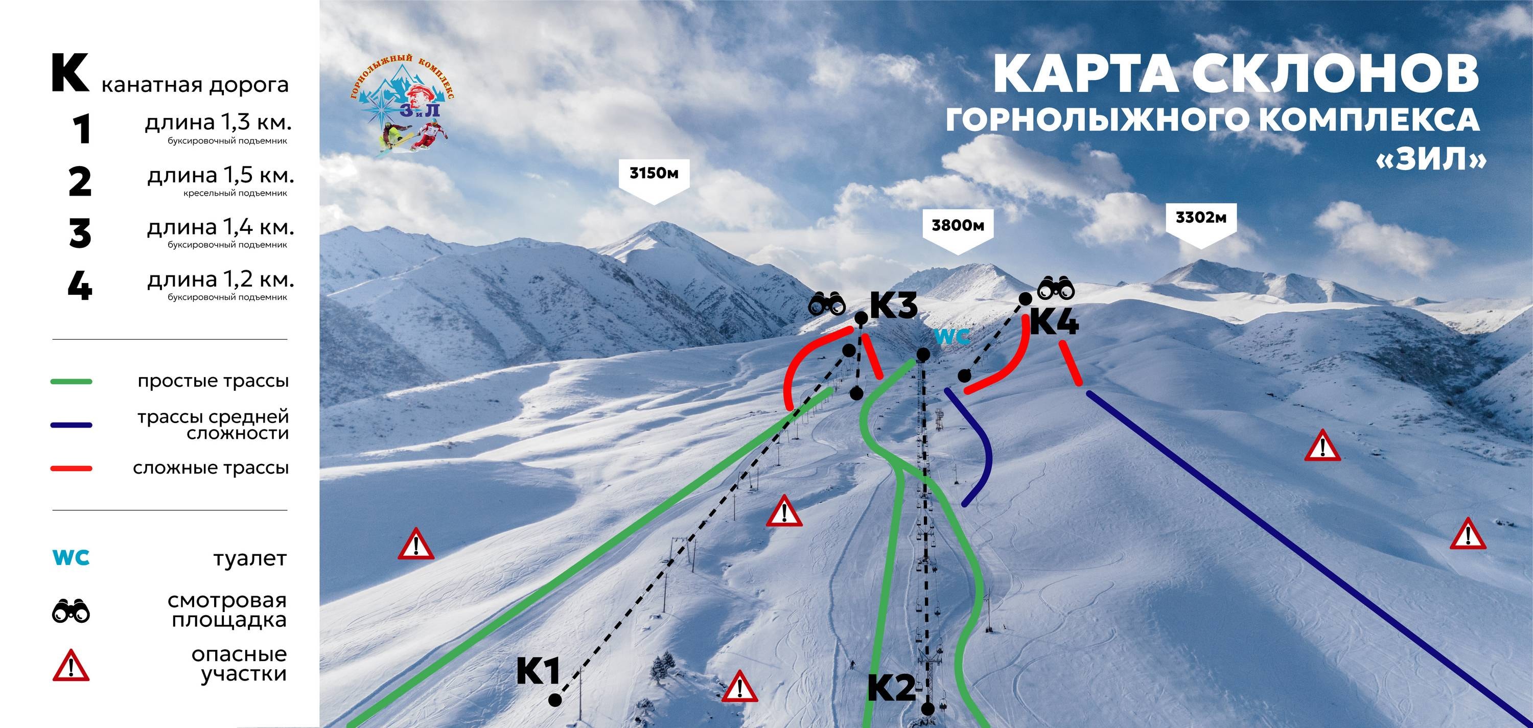 Zil trail map