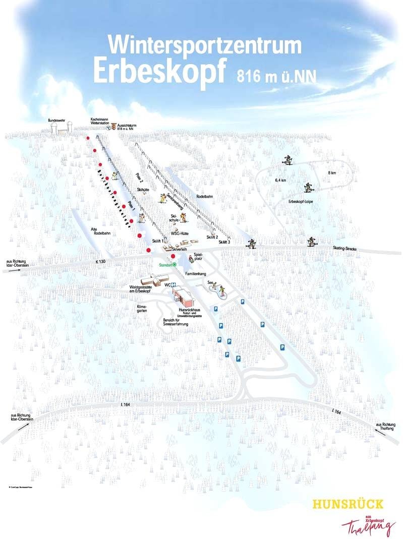 Erbeskopf – Thalfang trail map