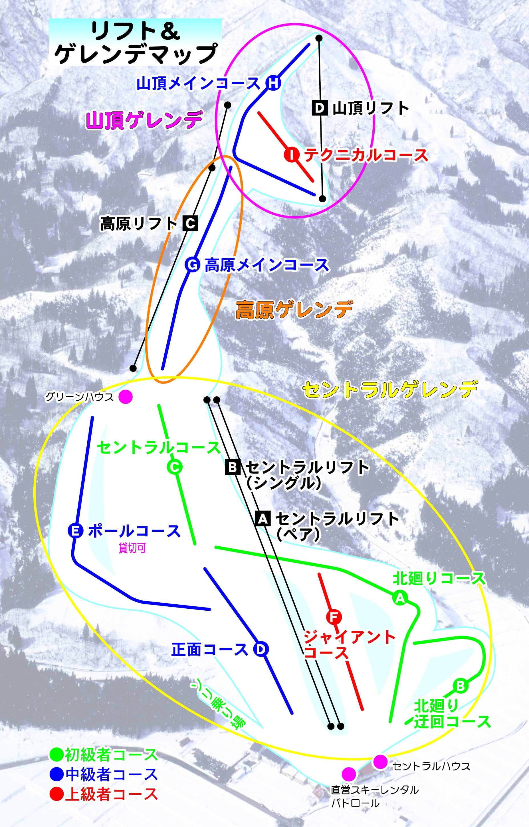 Itsukamachi trail map