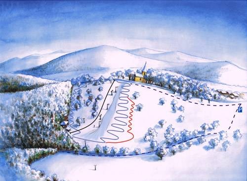 Svatá Anna trail map