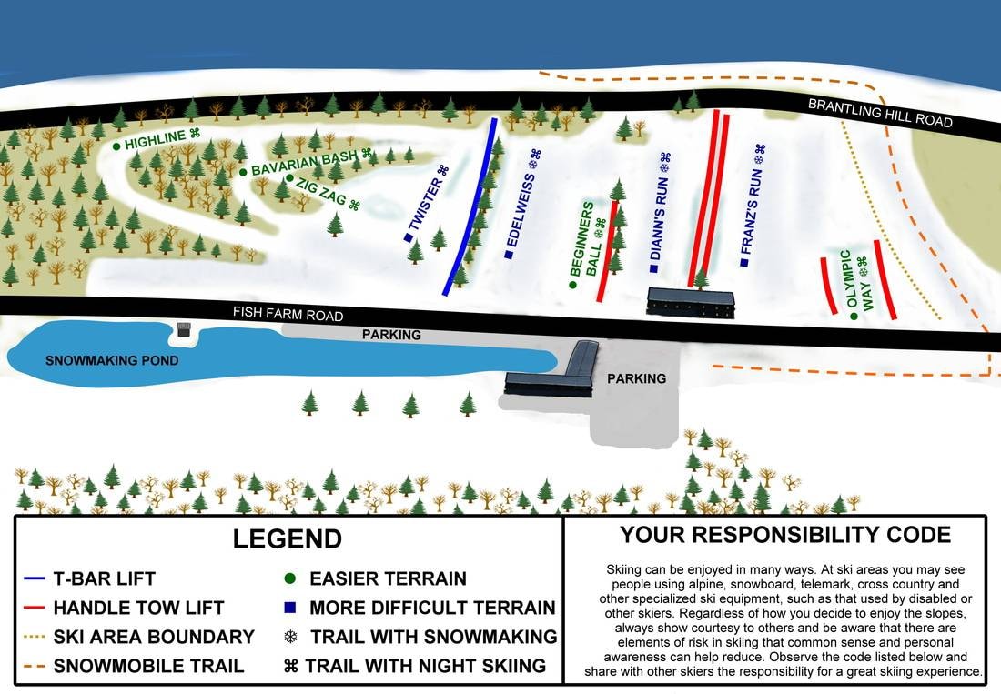 Brantling trail map