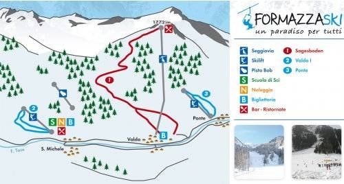 Val Formazza trail map