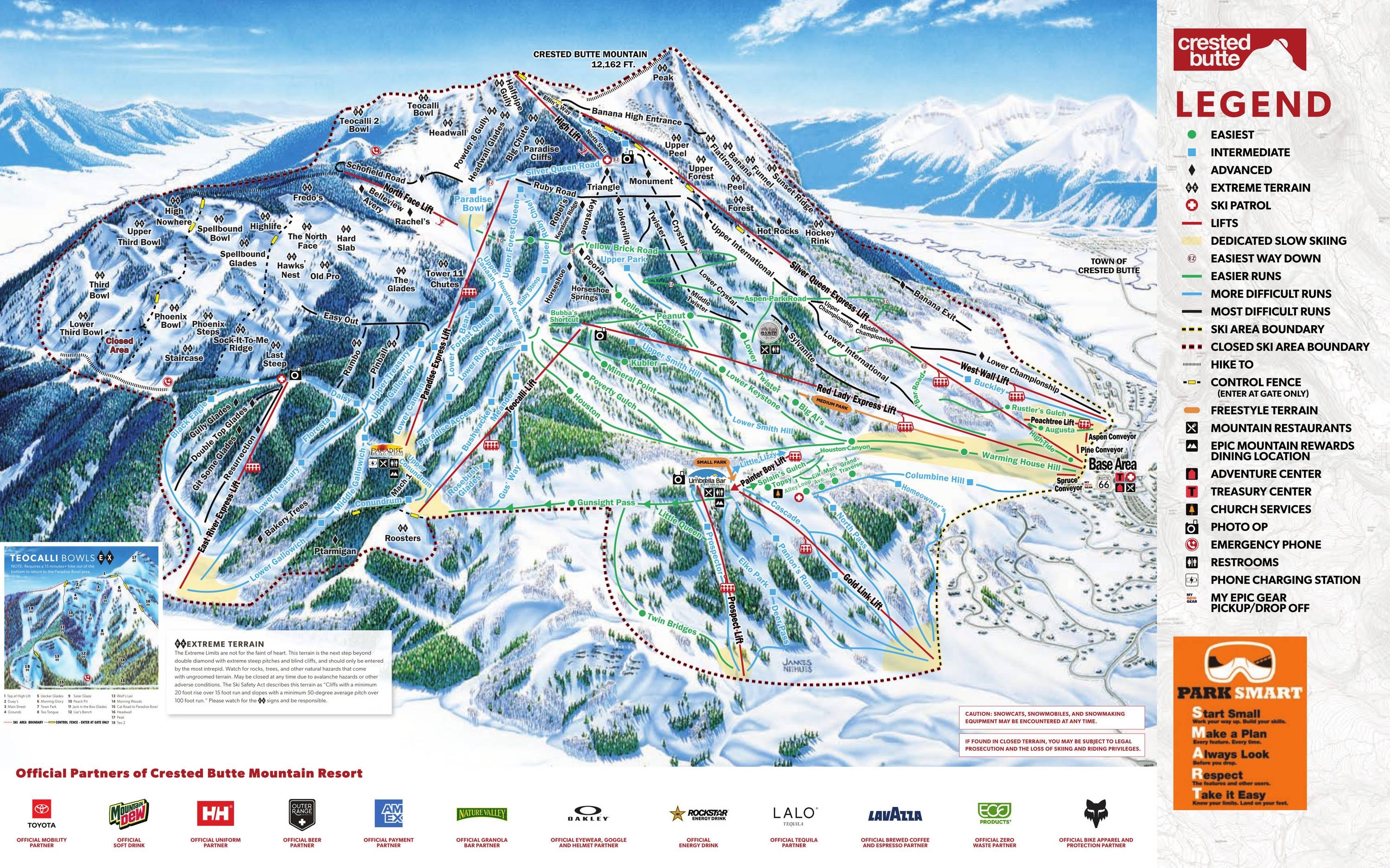 Crested Butte trail map