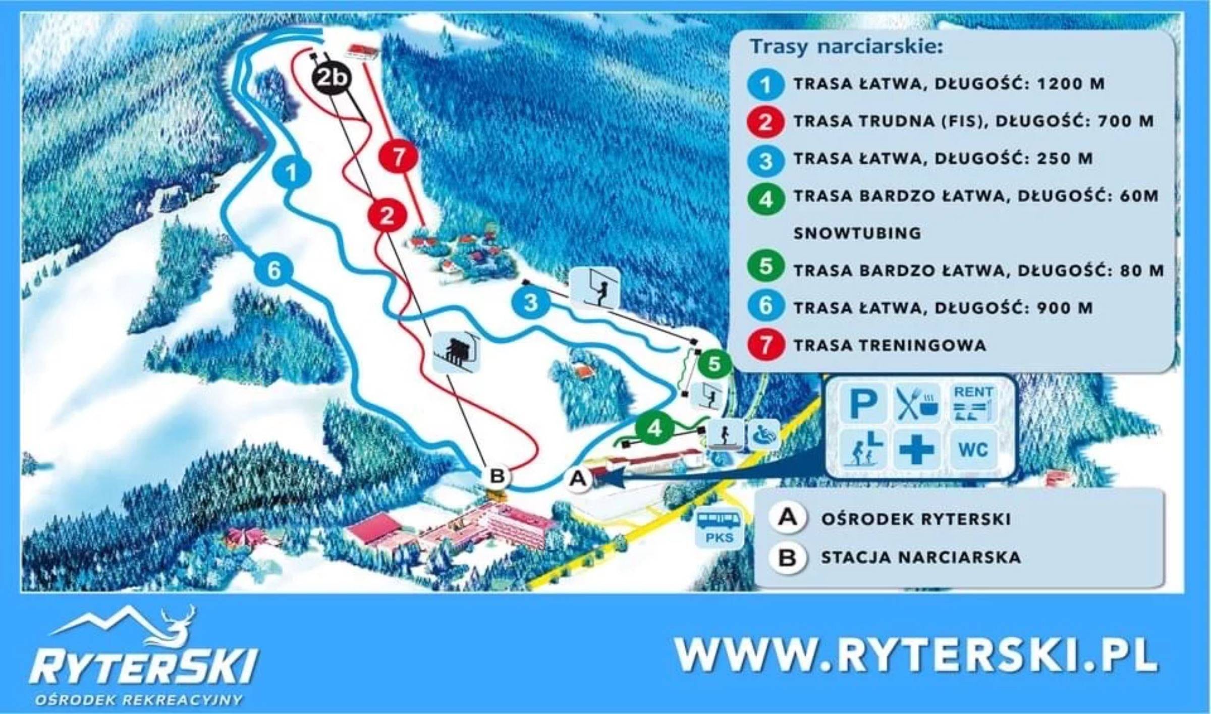 Ryterski Raj – Rytro trail map