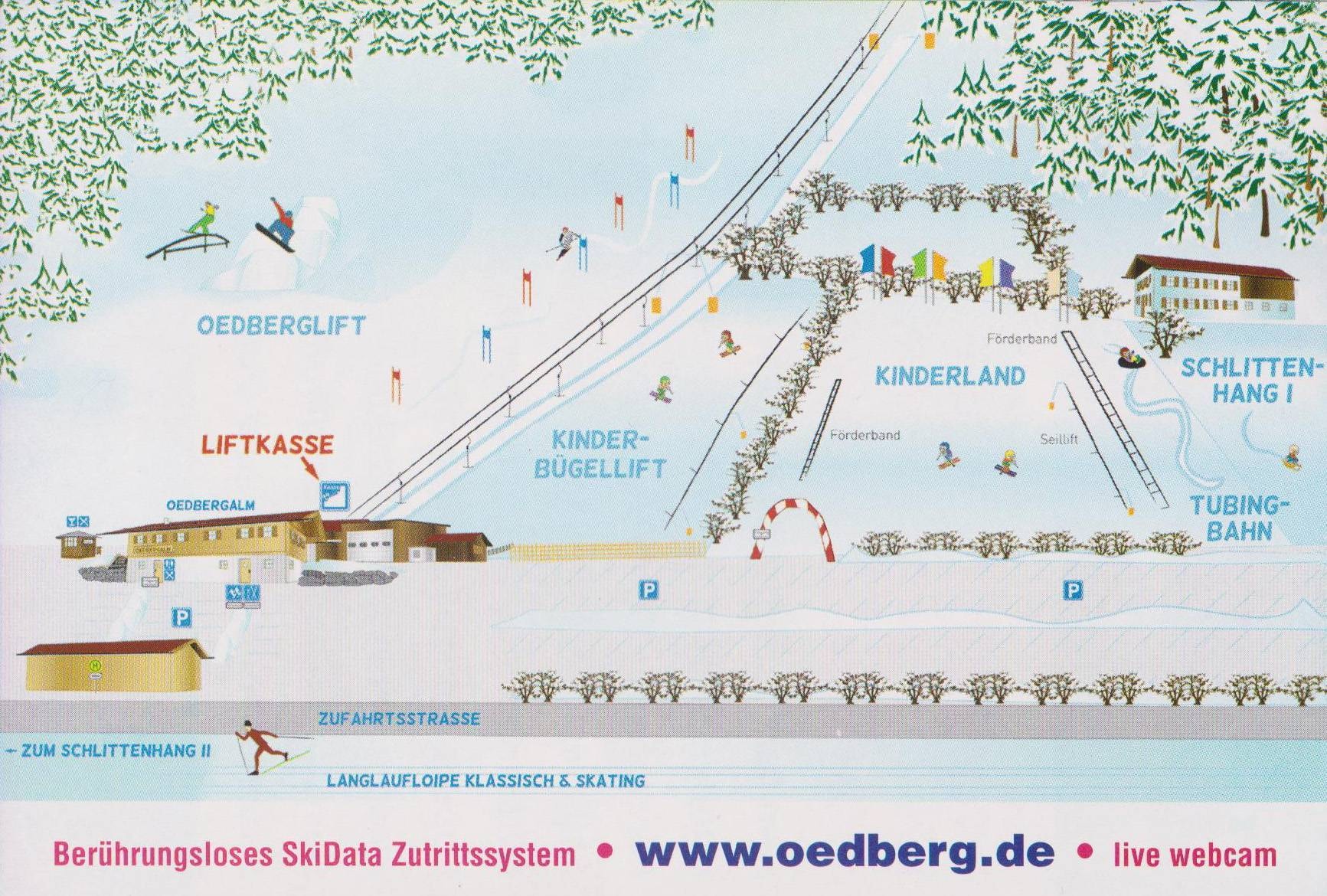 Oedberg – Gmund-Ostin trail map