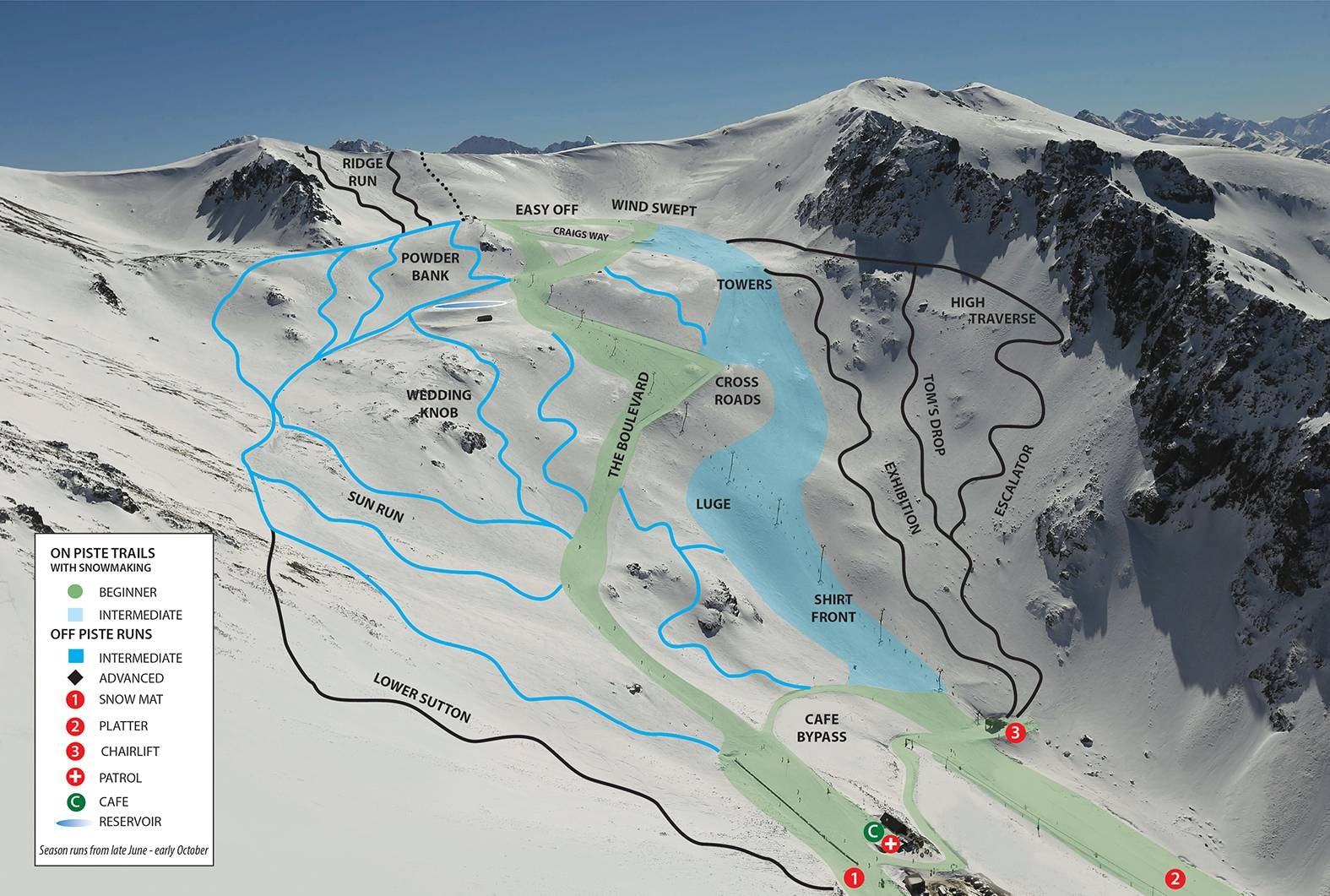 Ohau trail map