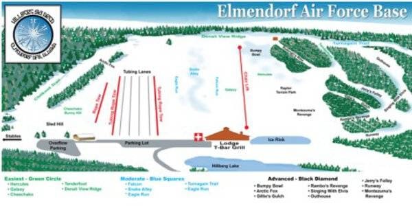 Hillberg trail map